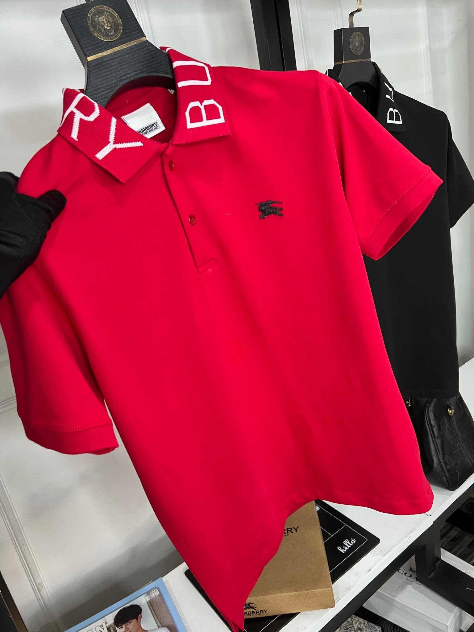 Buy Burber_ryy Heavy Cotn Polo Wears - Image 9