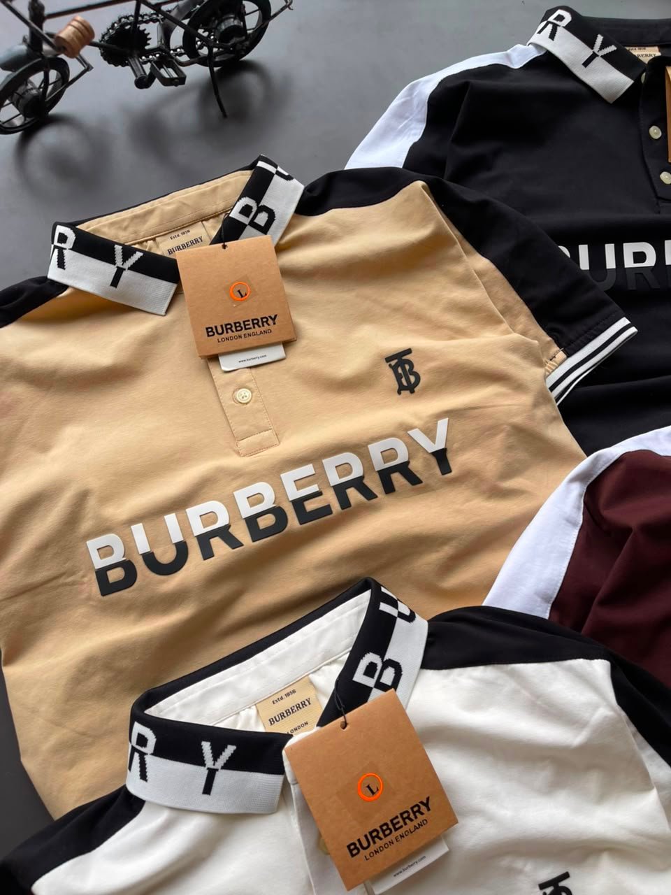 Buy Burber_ryy Premium Store Polo Tee Sale - Image 3