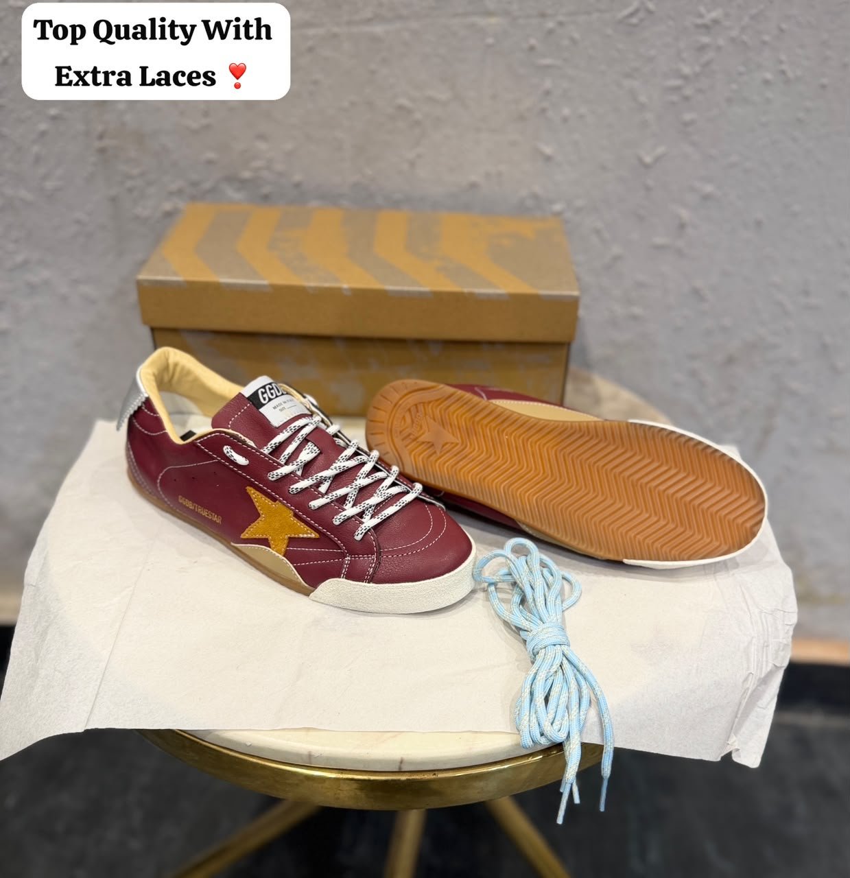 Buy Golden Goose Tru_e St_arr Red Shoes - Image 8