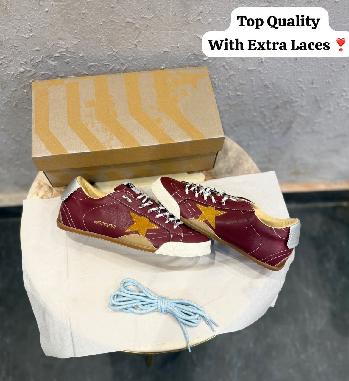 Buy Golden Goose Tru_e St_arr Red Shoes - Image 4
