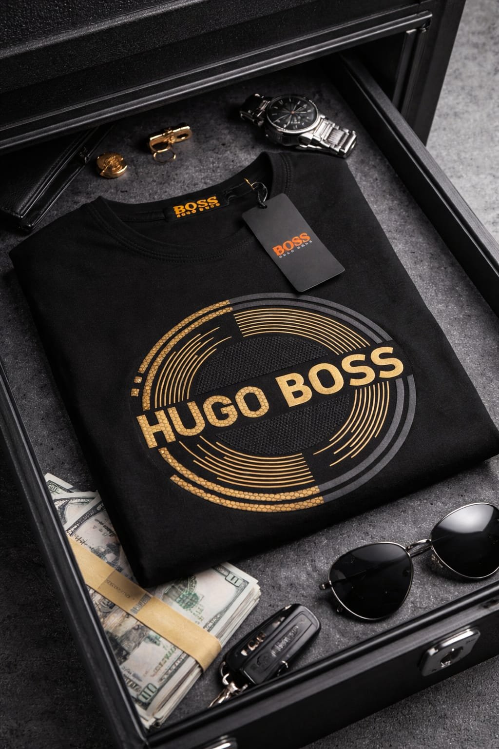 Buy HUG_O BO_SSS Lycra T-Shirts Online - Image 5