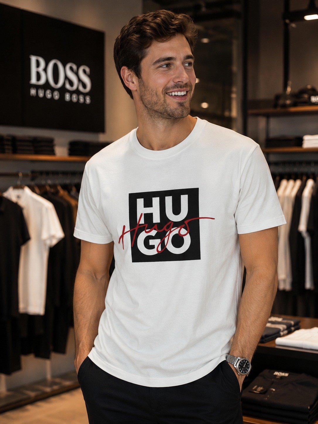 Buy Hug_o Bo_sss Premium Crew Neck 240GSM - Image 8