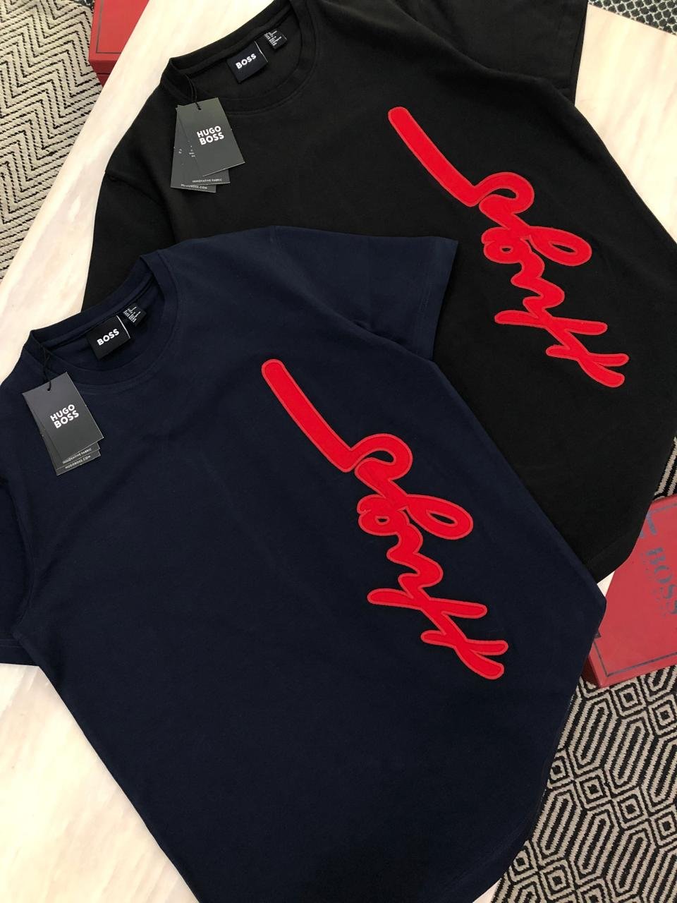 Buy Hug_o Bo_sss Round Neck Tees in Stock - Image 3