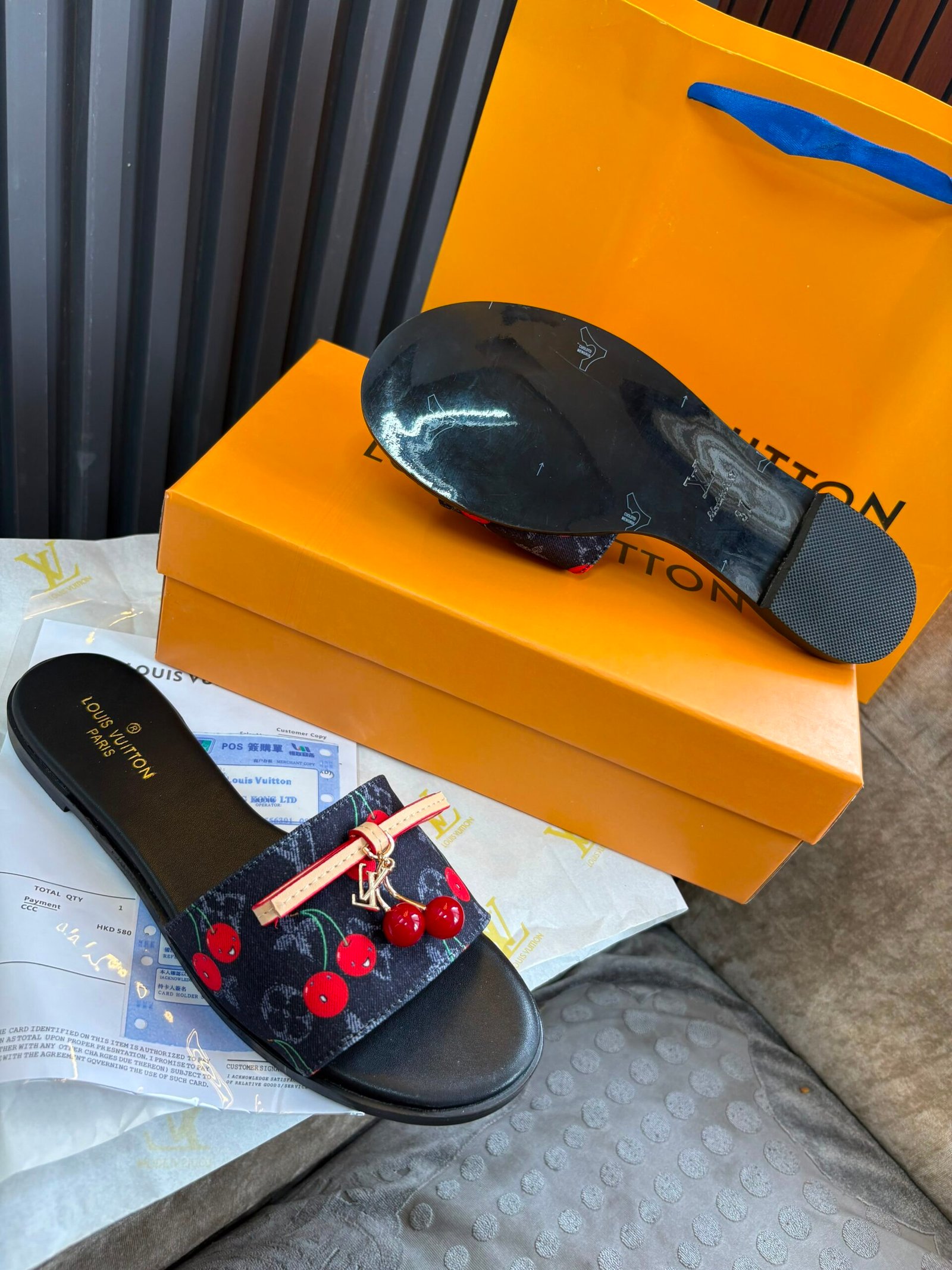 Buy LV x Murakami Lily Flat Mules Luxury - Image 4