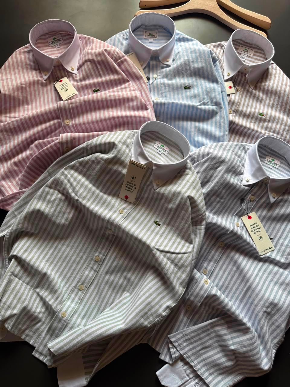 Buy Lacos_tee Linen Stripe Shirt Premium - Image 8