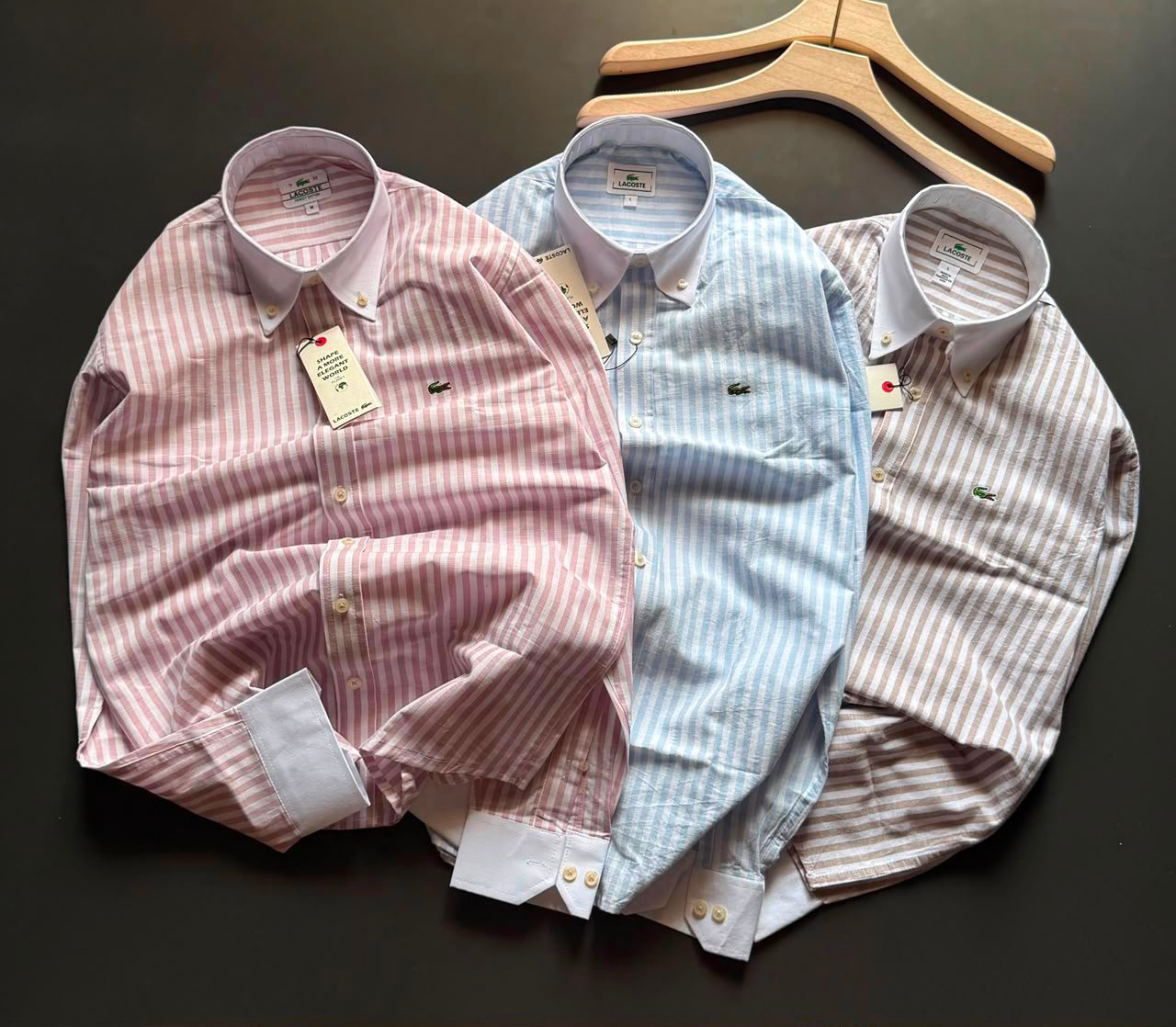 Buy Lacos_tee Linen Stripe Shirt Premium - Image 7