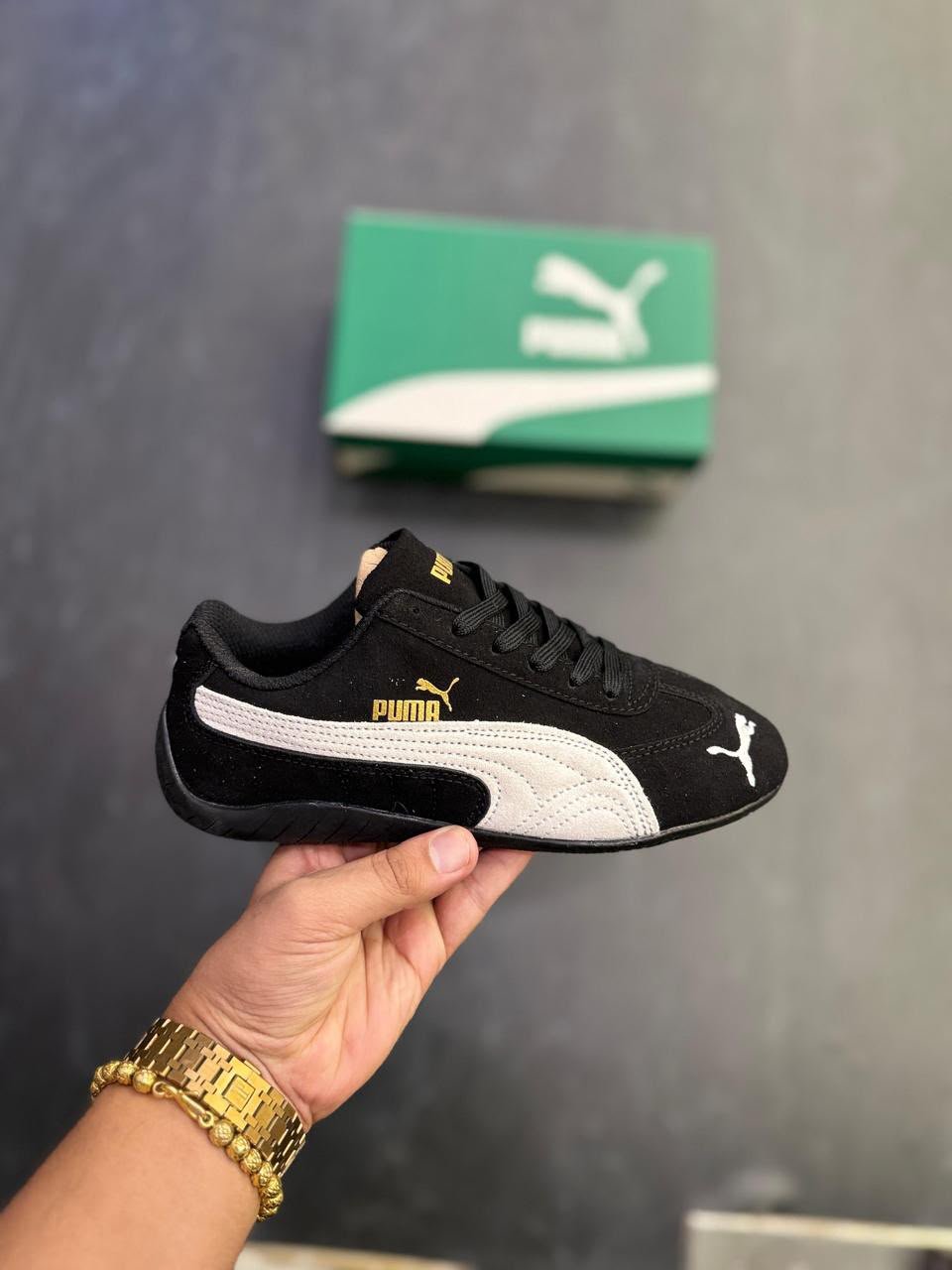 Buy Pu_maa Speed Cat Black White Shoes