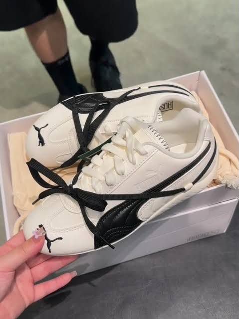 Buy Pu_maa Speed Cat Rose White Shoes - Image 6