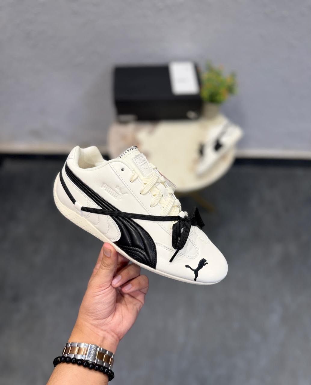 Buy Pu_maa Speed Cat Rose White Shoes - Image 7