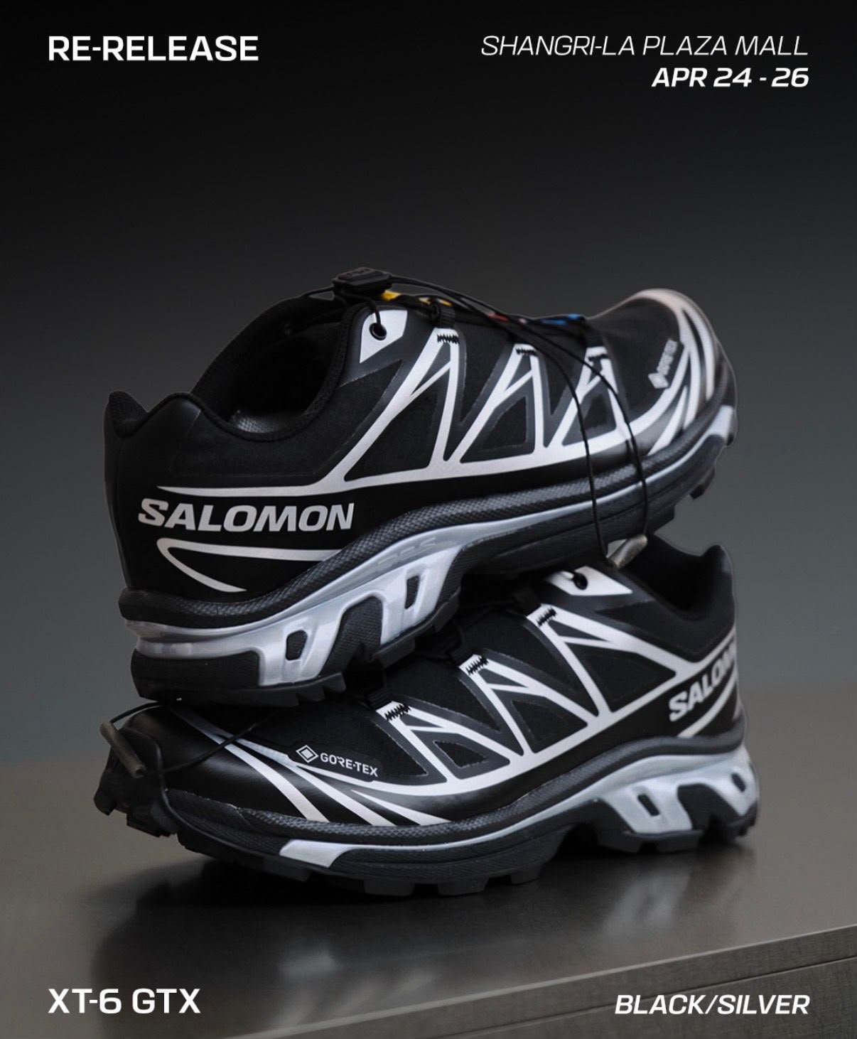 Buy Salom_onn XT Ghost Black White Shoes - Image 7