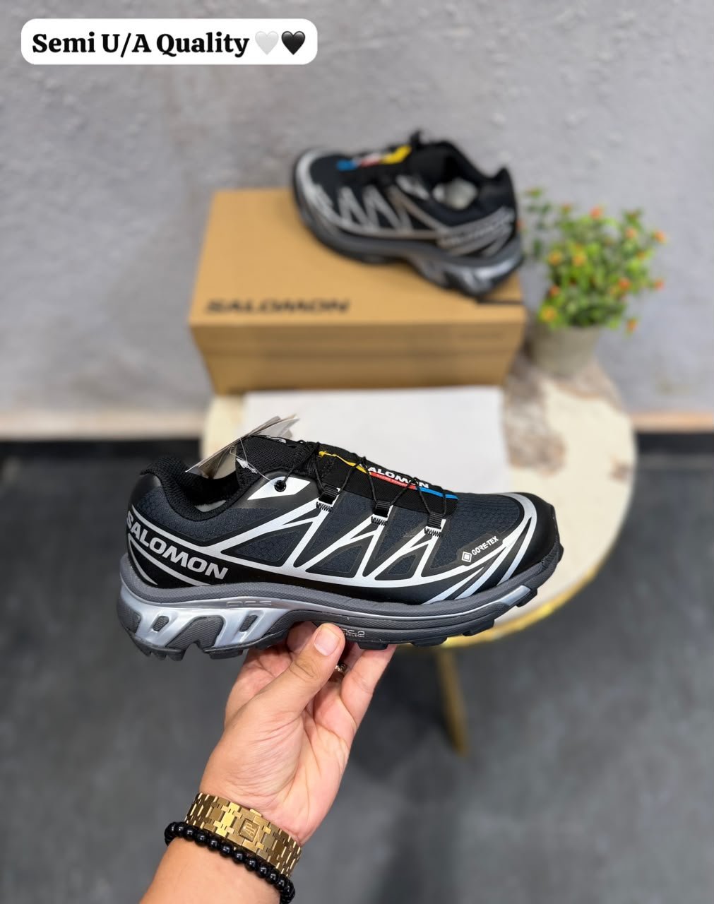 Buy Salom_onn XT Ghost Black White Shoes - Image 2