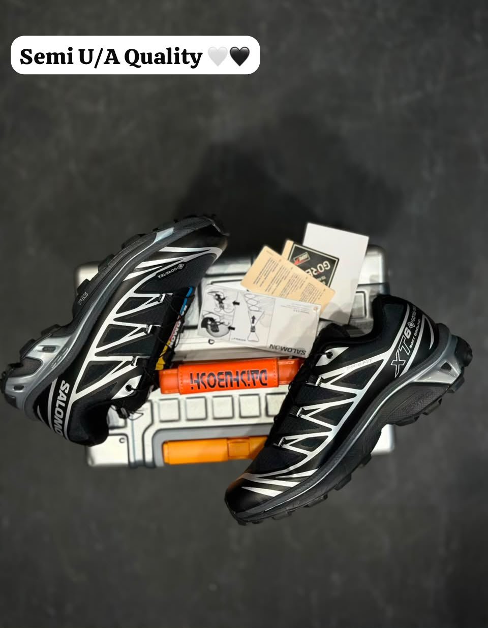 Buy Salom_onn XT Ghost Black White Shoes - Image 5