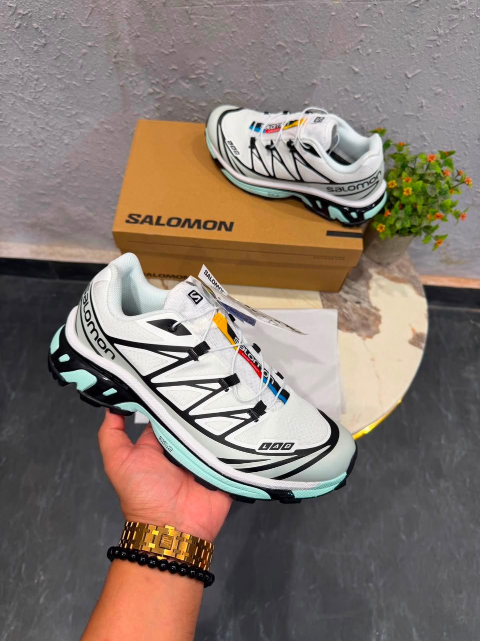 Buy Salom_onn XT Ghost White Black Shoes