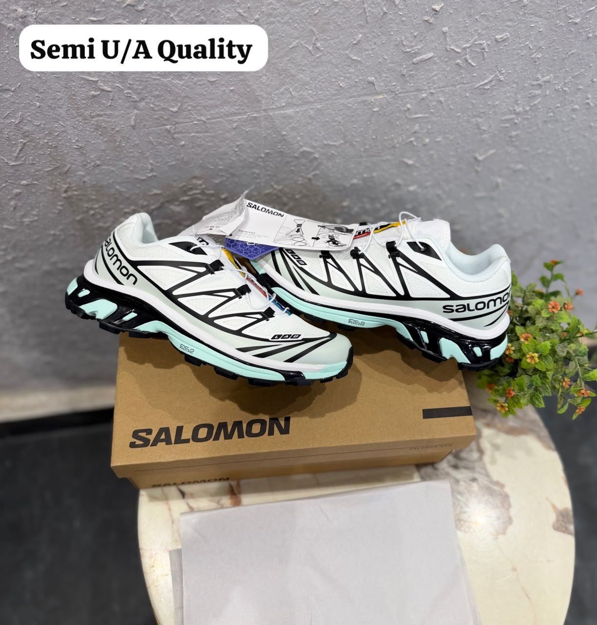 Buy Salom_onn XT Ghost White Black Shoes - Image 3