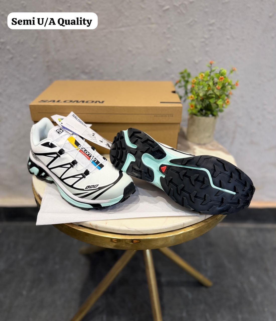Buy Salom_onn XT Ghost White Black Shoes - Image 4