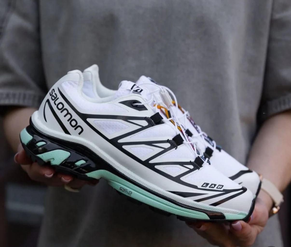 Buy Salom_onn XT Ghost White Black Shoes - Image 5