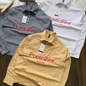 Buy Seek_err OG Boxy Fit Half Button Shirt