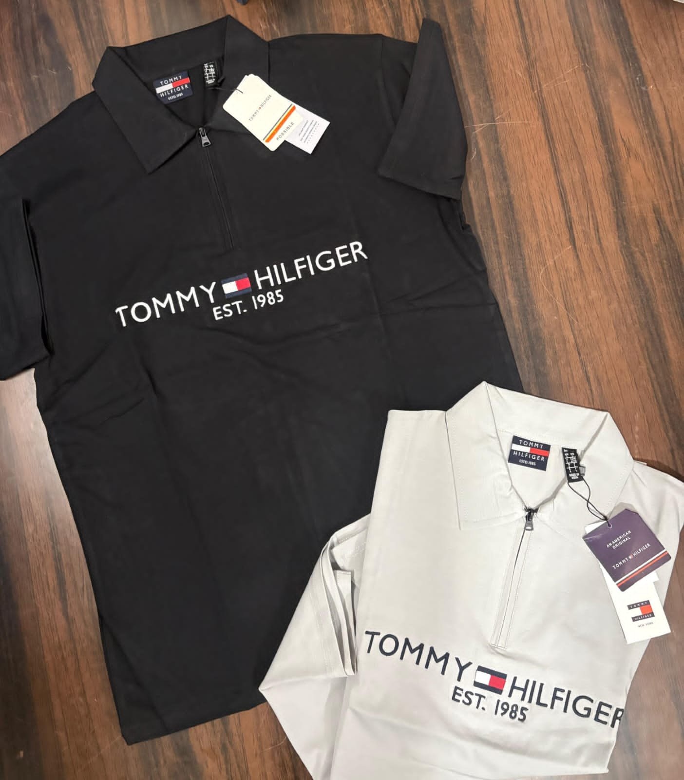 Buy Tomm_y Hilfig_err Zipper PQ Lycra Polo - Image 6