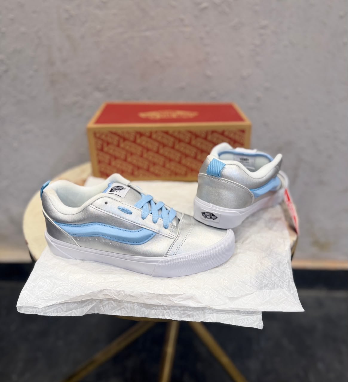 Buy Va_nss Old Skool Knu Metallic Sky Pro+ - Image 4