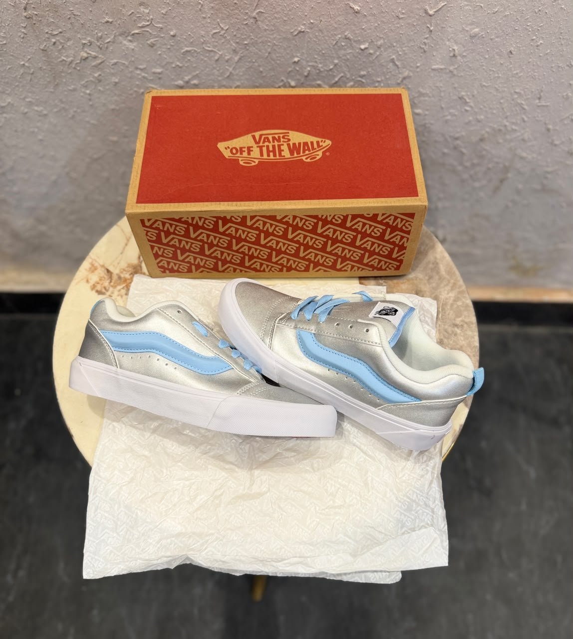 Buy Va_nss Old Skool Knu Metallic Sky Pro+ - Image 2