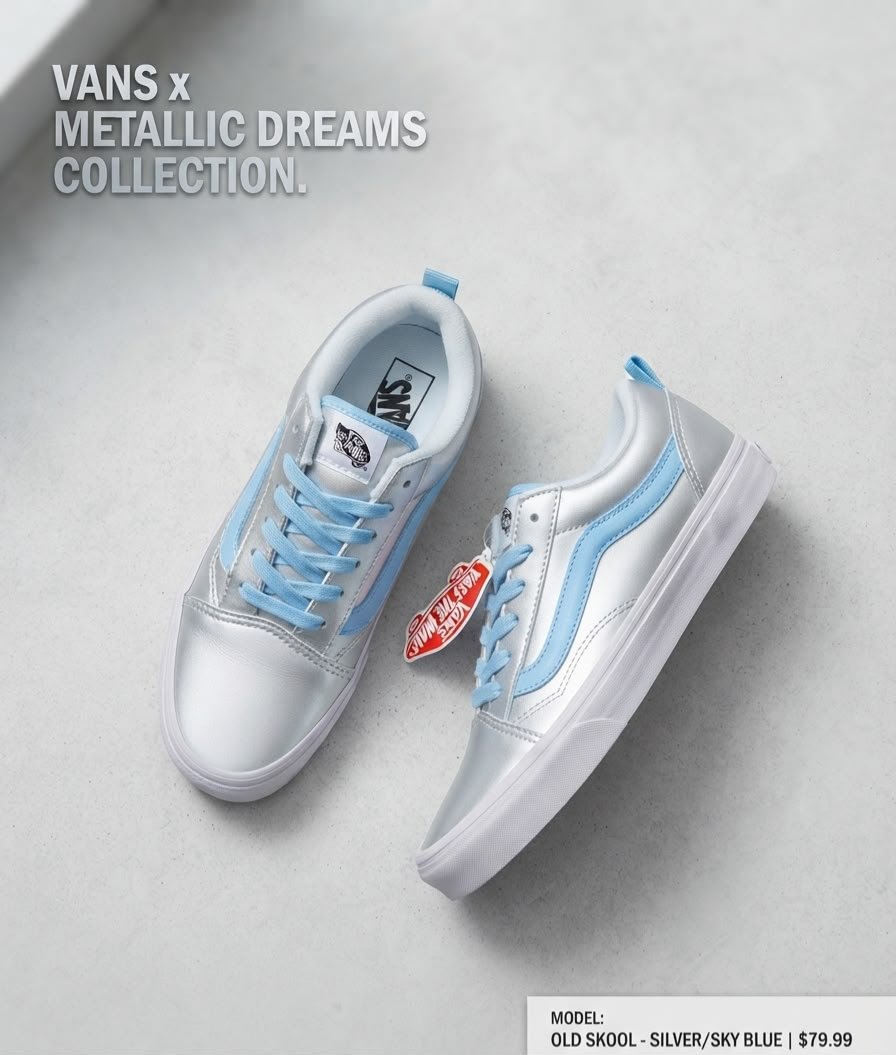 Buy Va_nss Old Skool Knu Metallic Sky Pro+ - Image 6