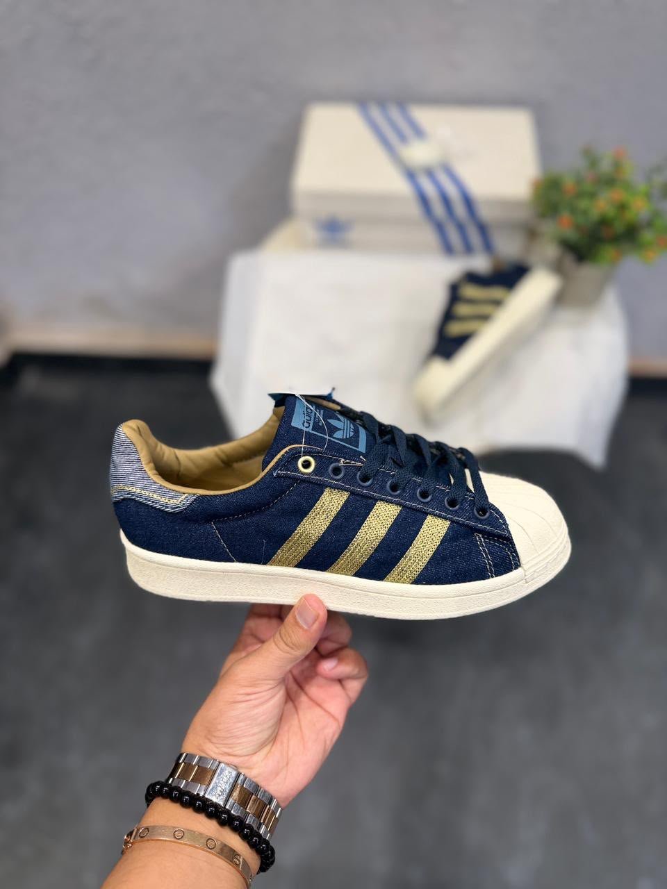 Buy Adid_ass Superstar Denim Dark Blue 2025 - Image 6