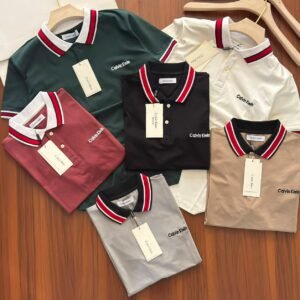 Buy Calvi_n Kle_inn Cotton Lycra Collar Tshirts