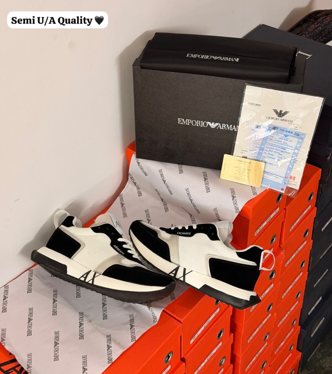 Buy Empori_o Arma_nii Luxury Italy Sneakers - Image 4