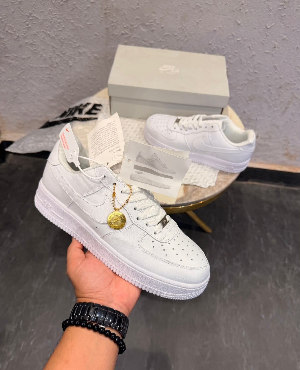 Buy Ni_kee Air Force 1 Triple White Shoe 1 - Image 2