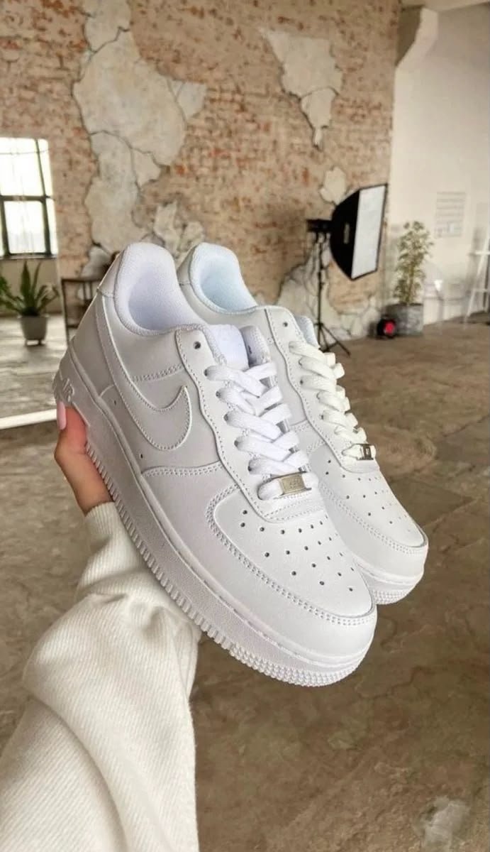 Buy Ni_kee Air Force 1 Triple White Shoe 1 - Image 5