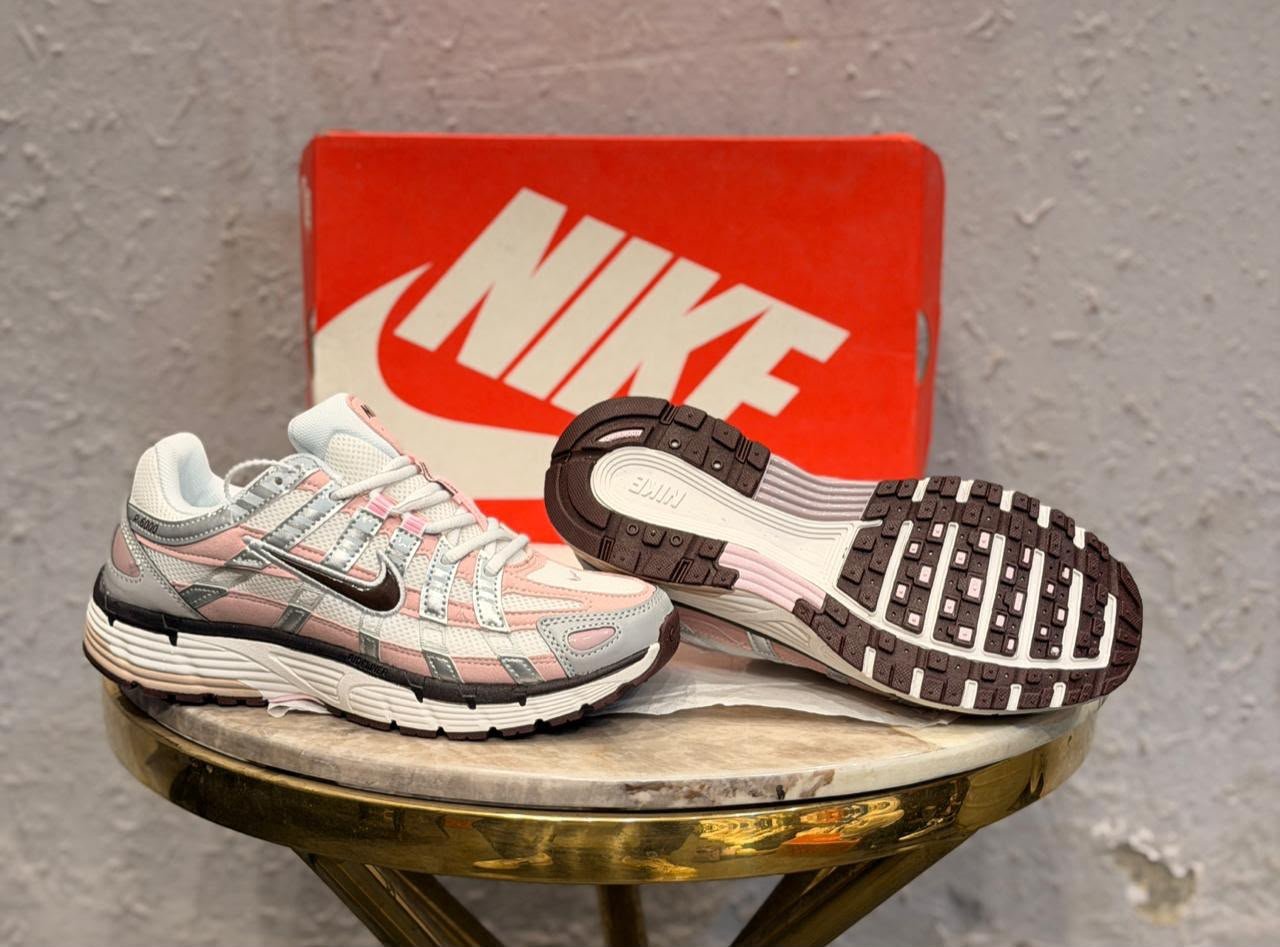 Buy Ni_kee P-6000 Pink Black Trainer Shoes - Image 3