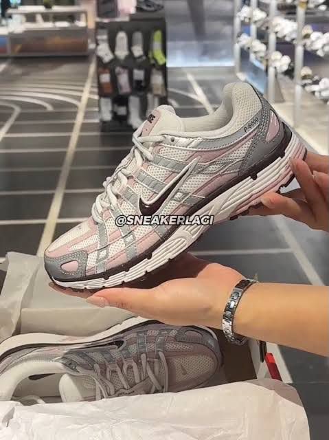 Buy Ni_kee P-6000 Pink Black Trainer Shoes - Image 6