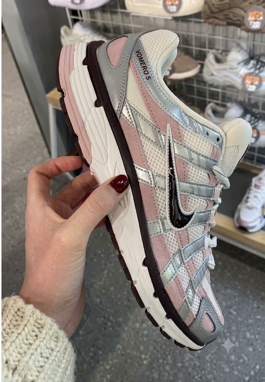 Buy Ni_kee P-6000 Pink Black Trainer Shoes - Image 5