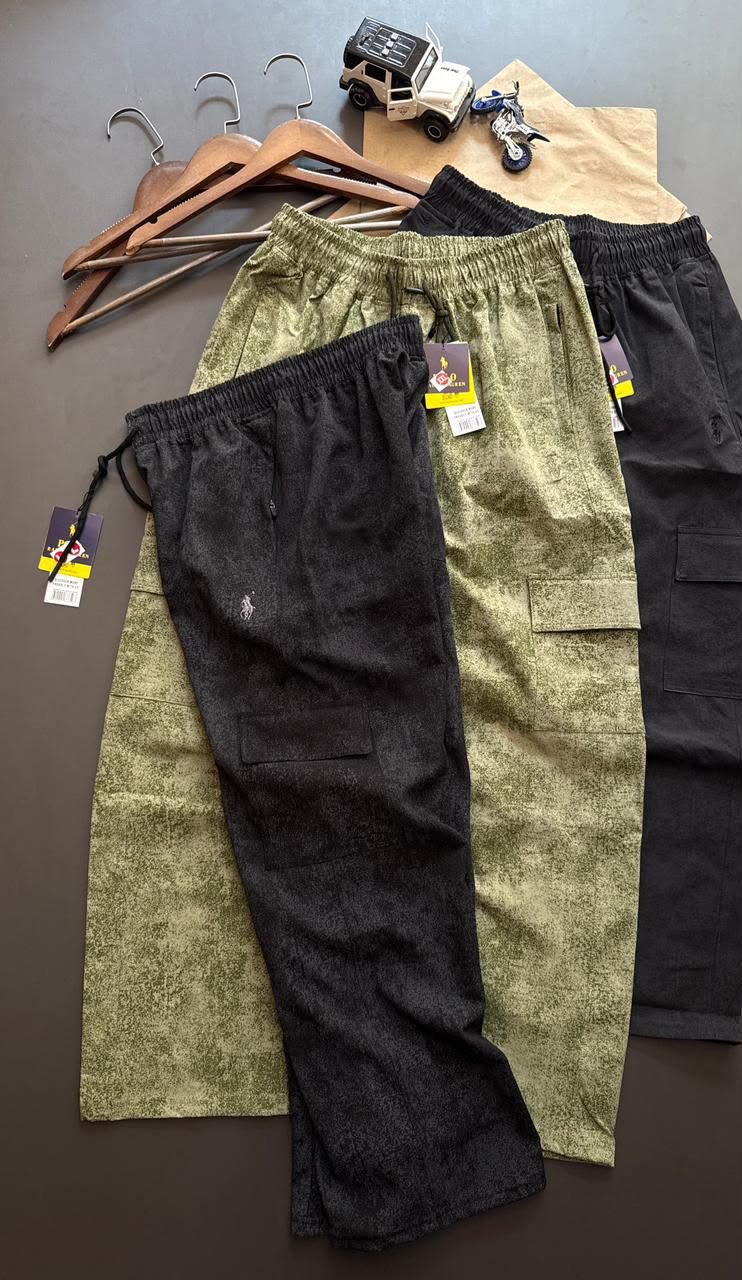 Buy Polo Lycra Terry Cargo Pattern Pants - Image 3