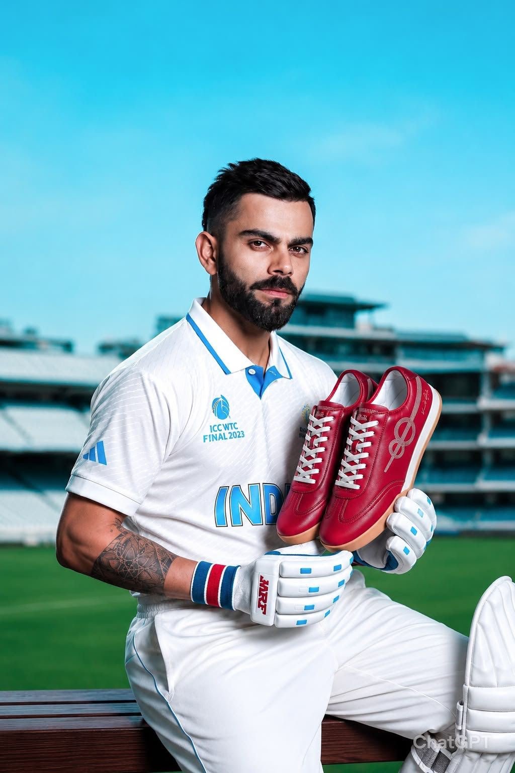 Buy Virat Kohli ON_EE8 Seam 18 Cherry Shoes - Image 11