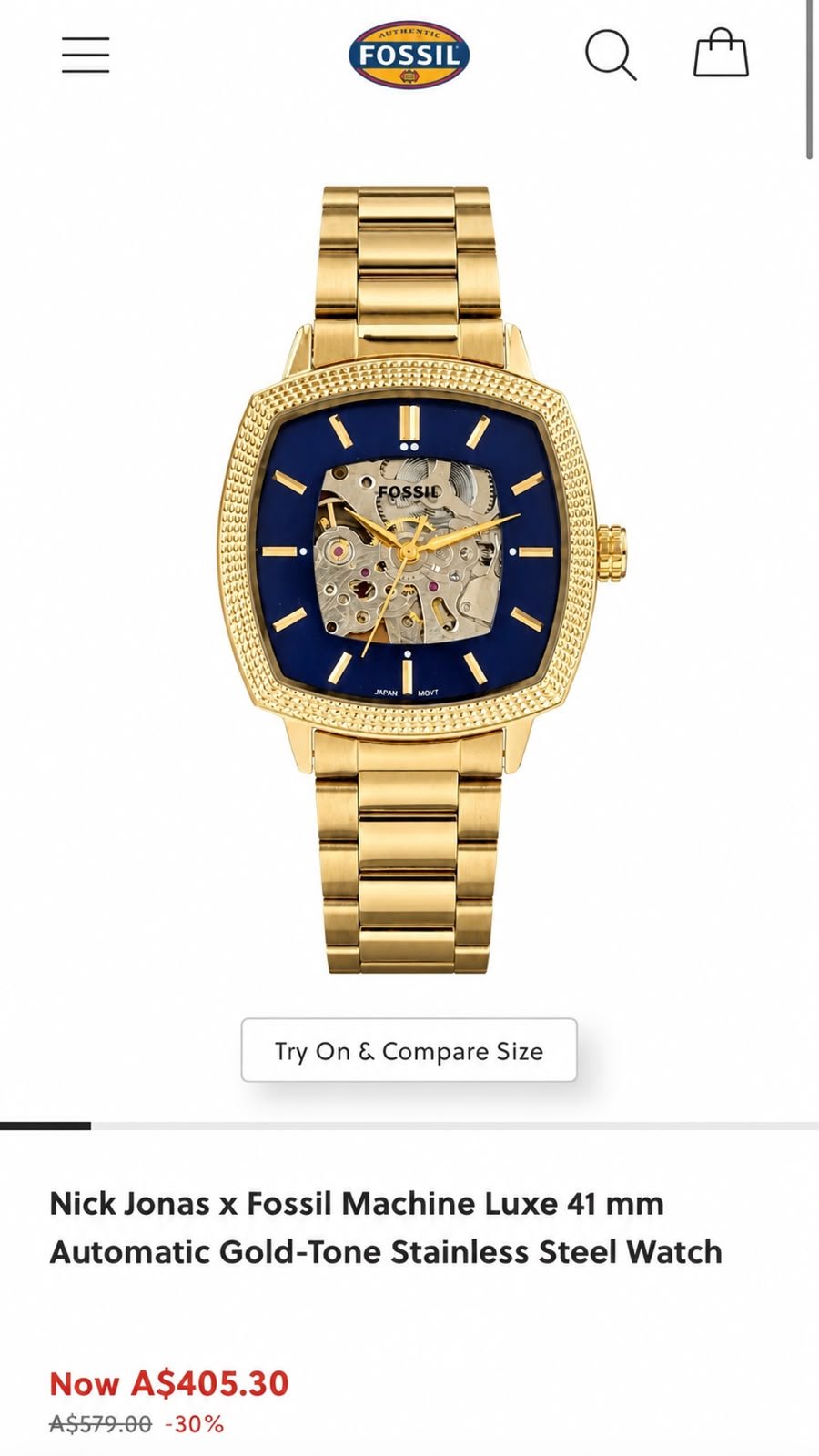 Buy Foss_ill Nick Jonas Luxe Automatic - Image 8