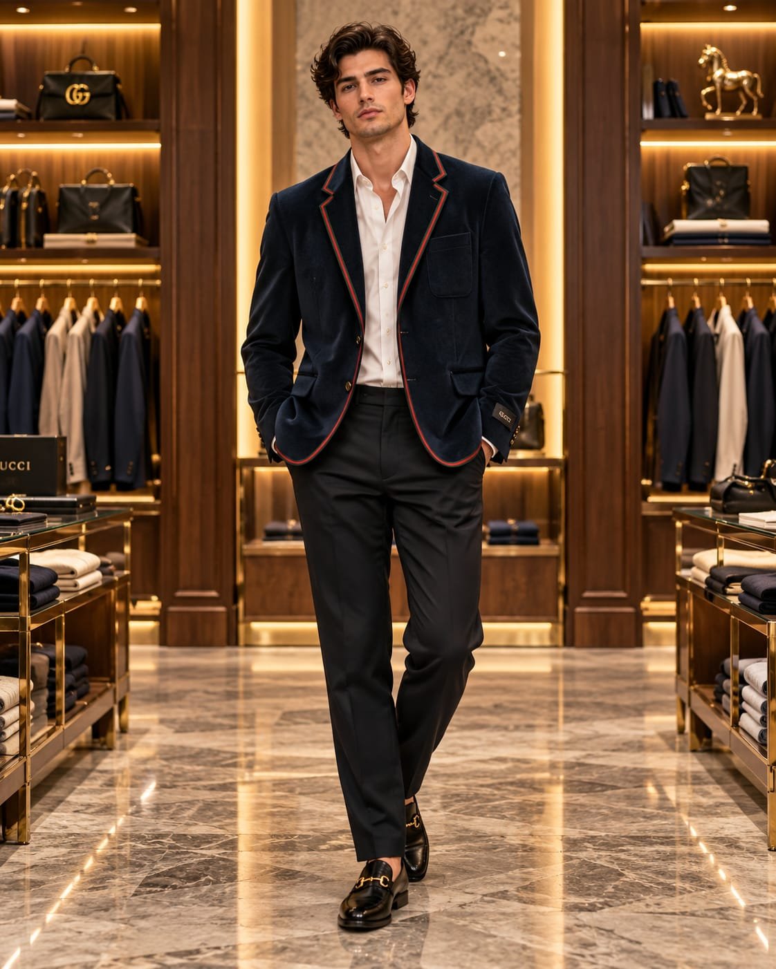 Buy Guc_cii Italian Wool Fabric Blazers - Image 3