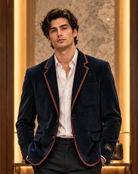 Buy Guc_cii Italian Wool Fabric Blazers - Image 4