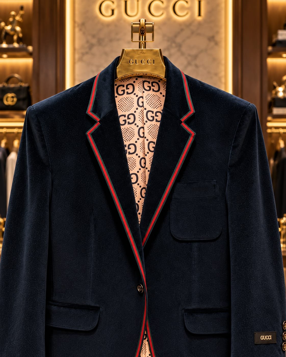Buy Guc_cii Italian Wool Fabric Blazers - Image 2