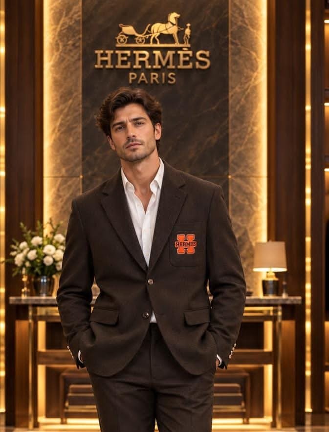 Buy Herm_ess Imported Tweed Fabric Blazers - Image 3