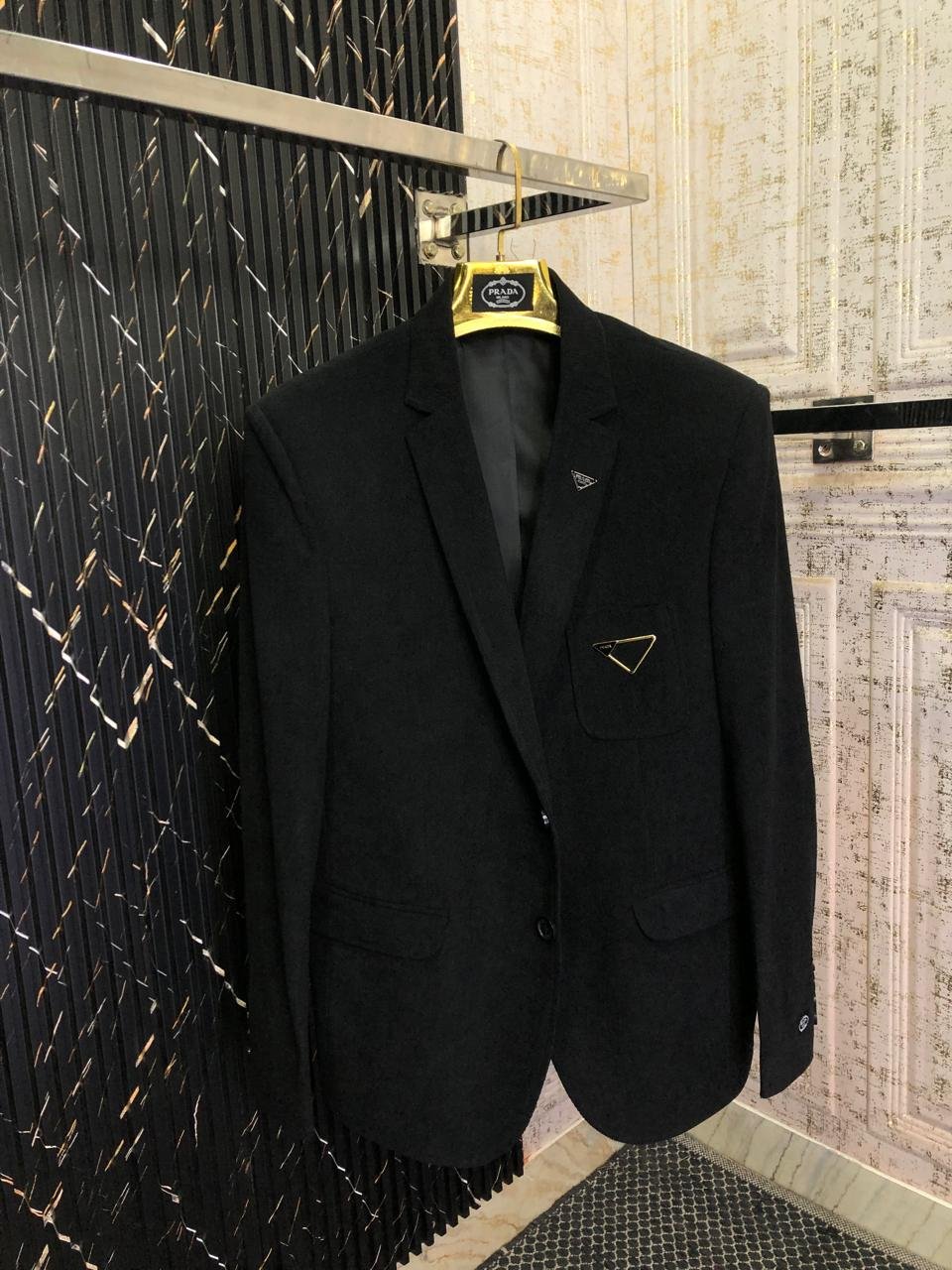 Buy Pra_daa Imported Tweed Fabric Blazer - Image 5