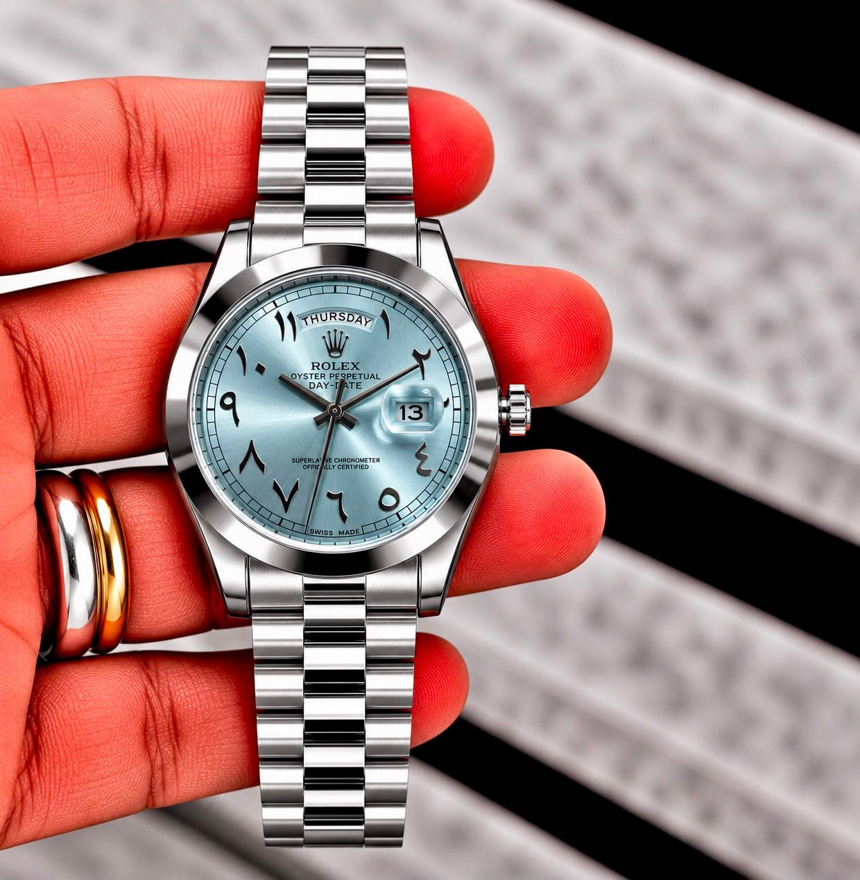 Buy Rol_exx Day-Date Arabic Dial Online - Image 5