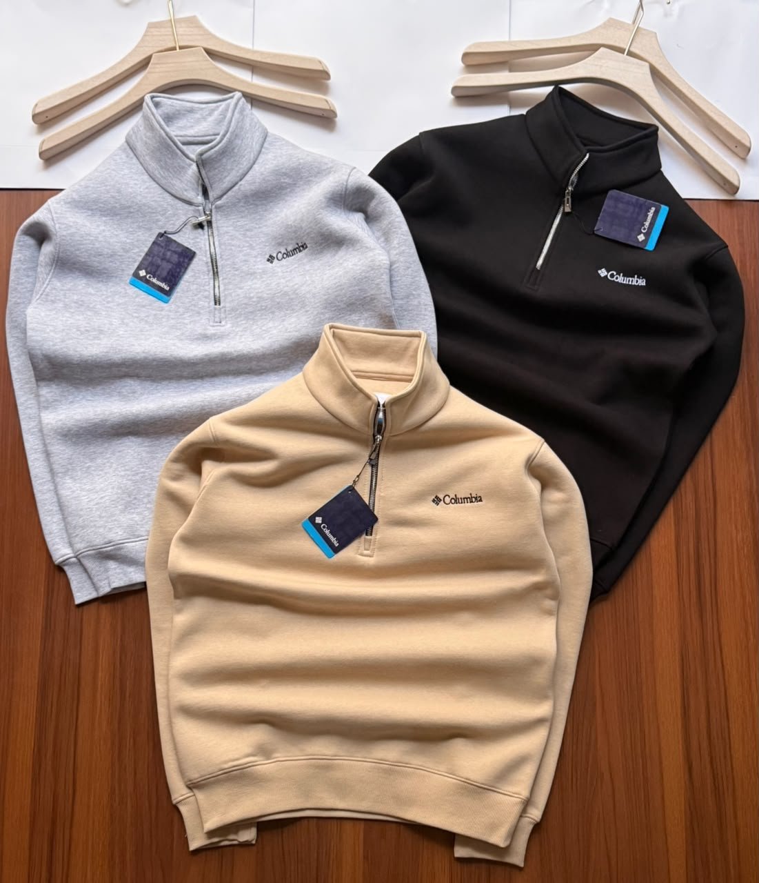 First Copy Columbia Style Cotton Fleece Pullover - Image 2