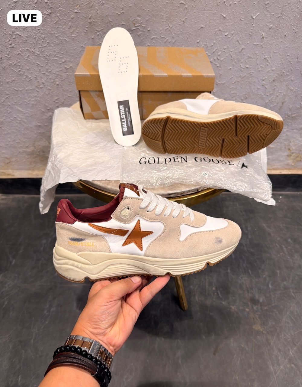 First Copy Golden Goose Ball Star Running Sole Shoes