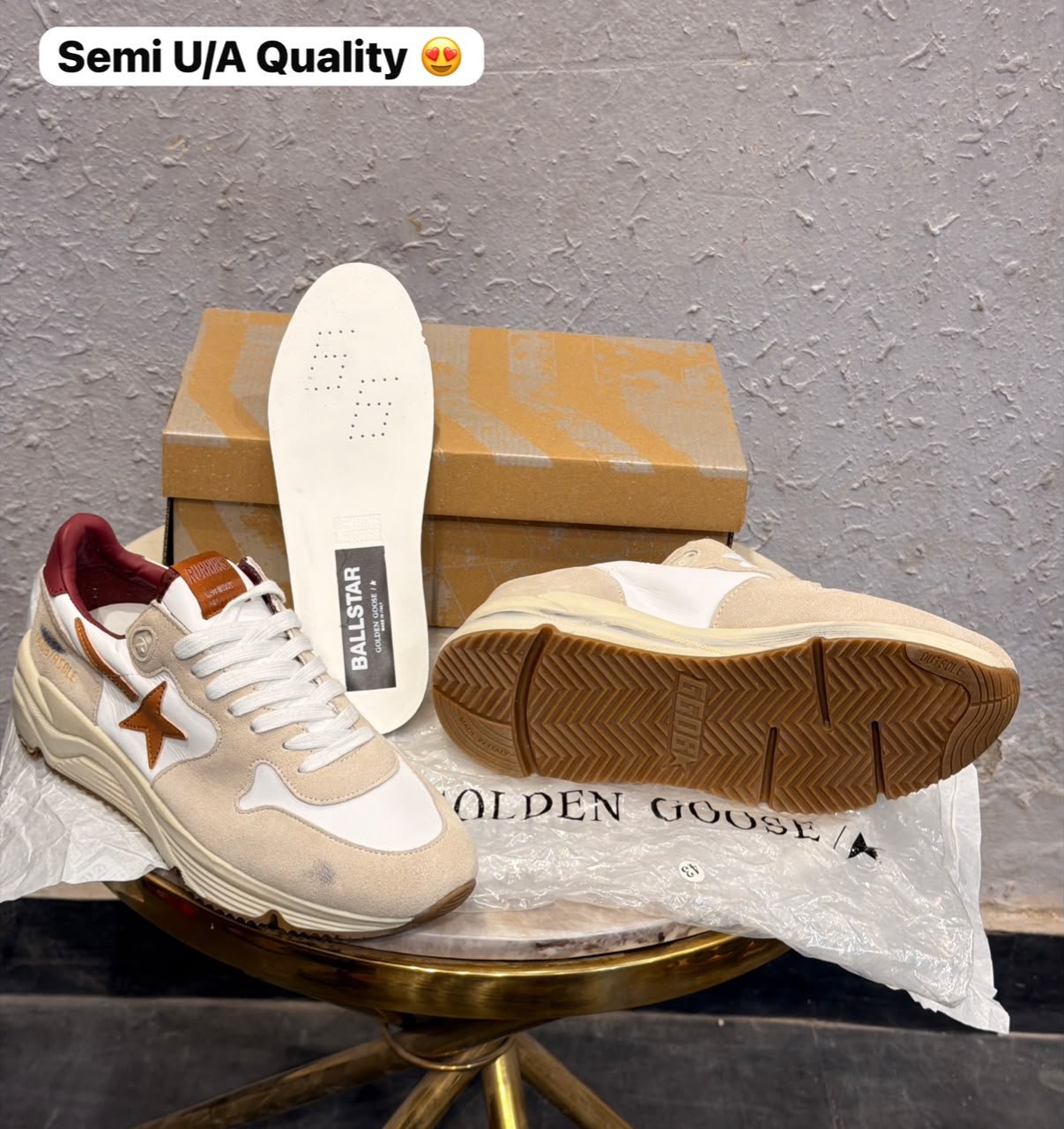 First Copy Golden Goose Ball Star Running Sole Shoes - Image 5