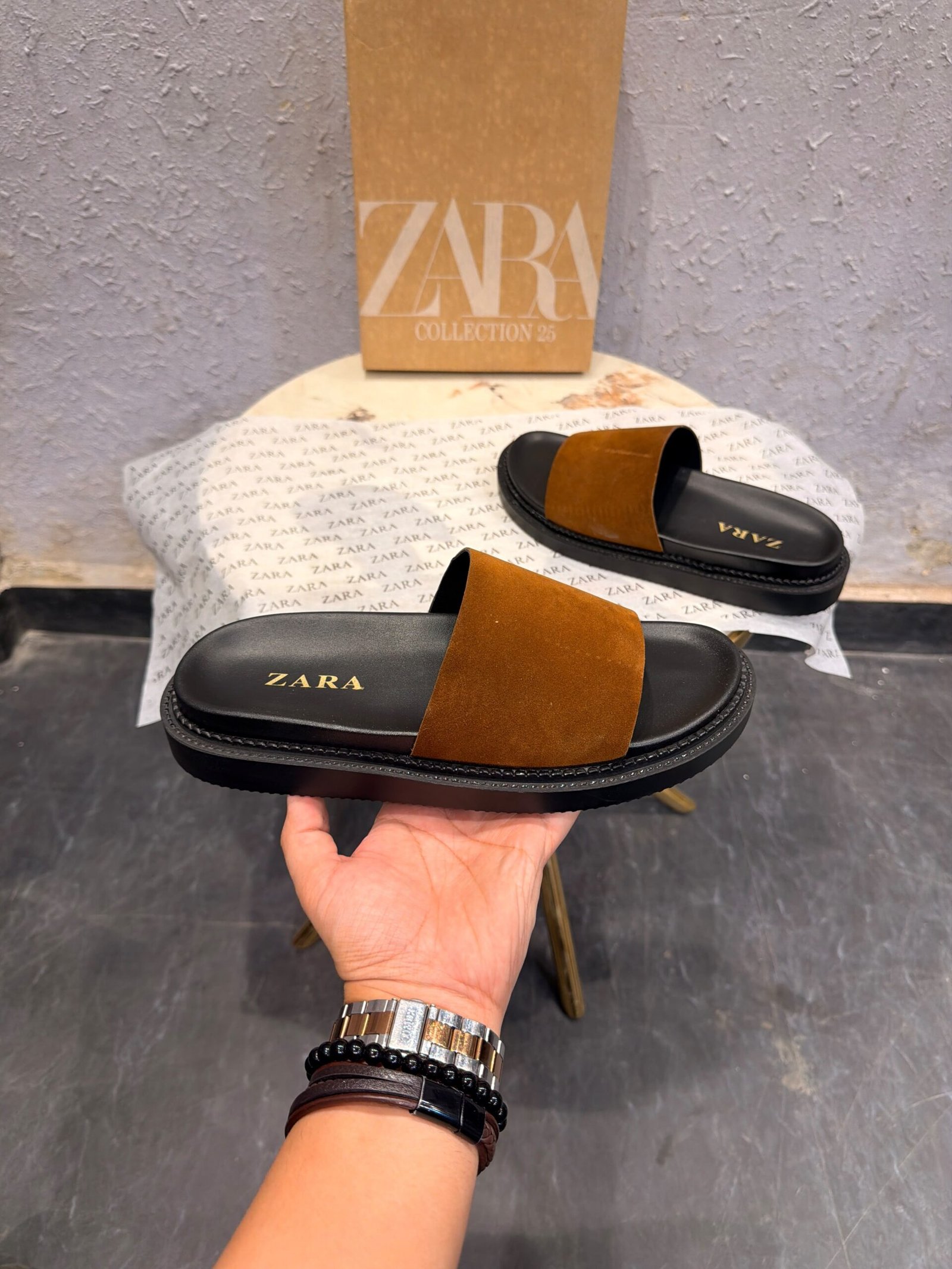 First Copy ZARA Comfy Mule Shoes for Men - Image 25
