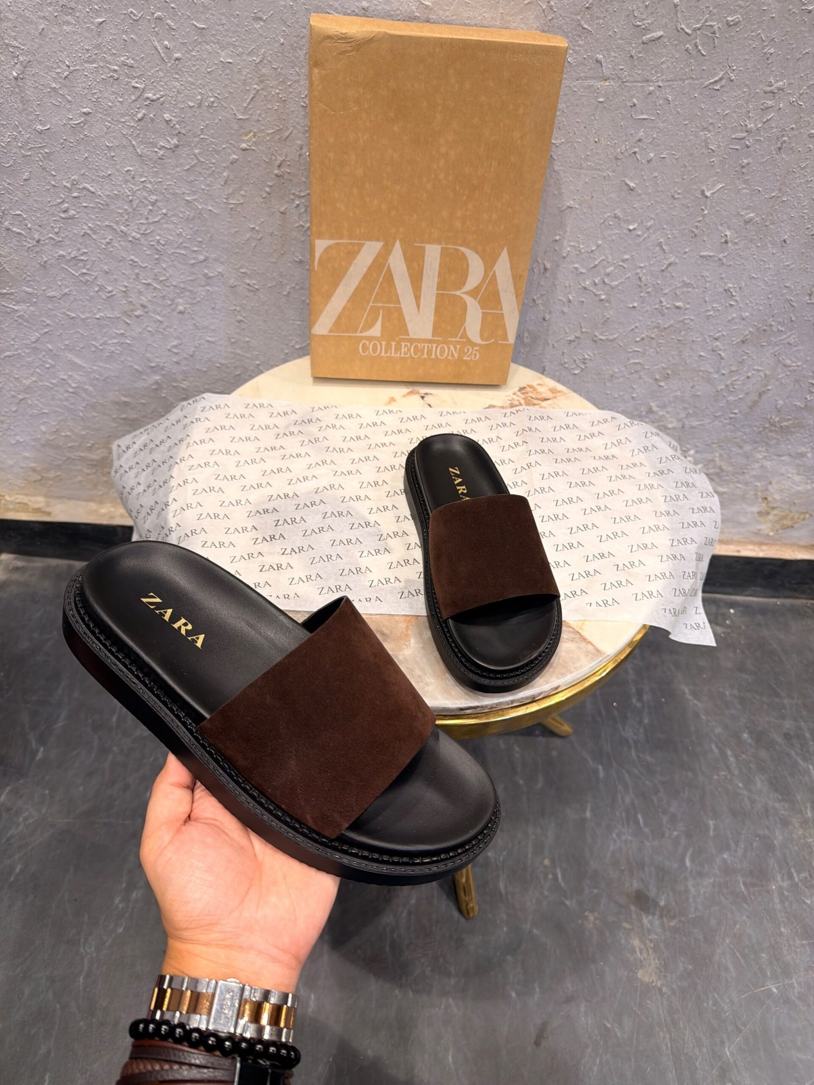 First Copy ZARA Comfy Mule Shoes for Men - Image 15