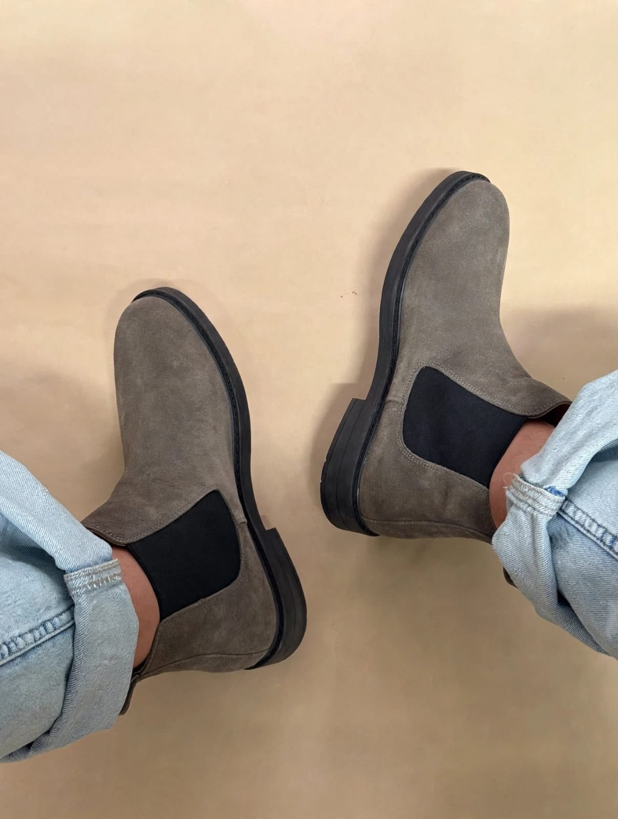 First Copy Zara Brown Leather Chelsea Boots - Image 3
