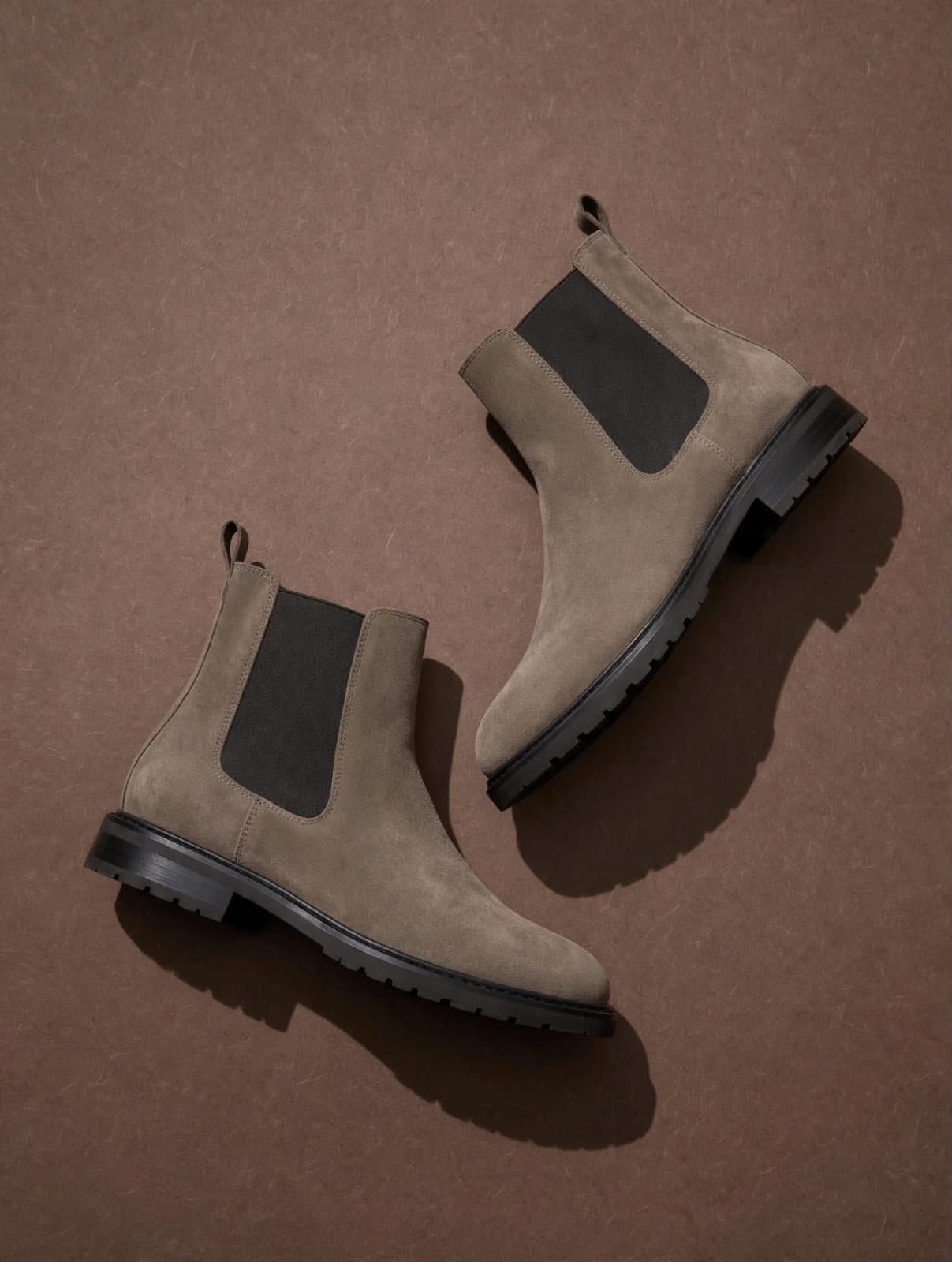 First Copy Zara Brown Leather Chelsea Boots - Image 9
